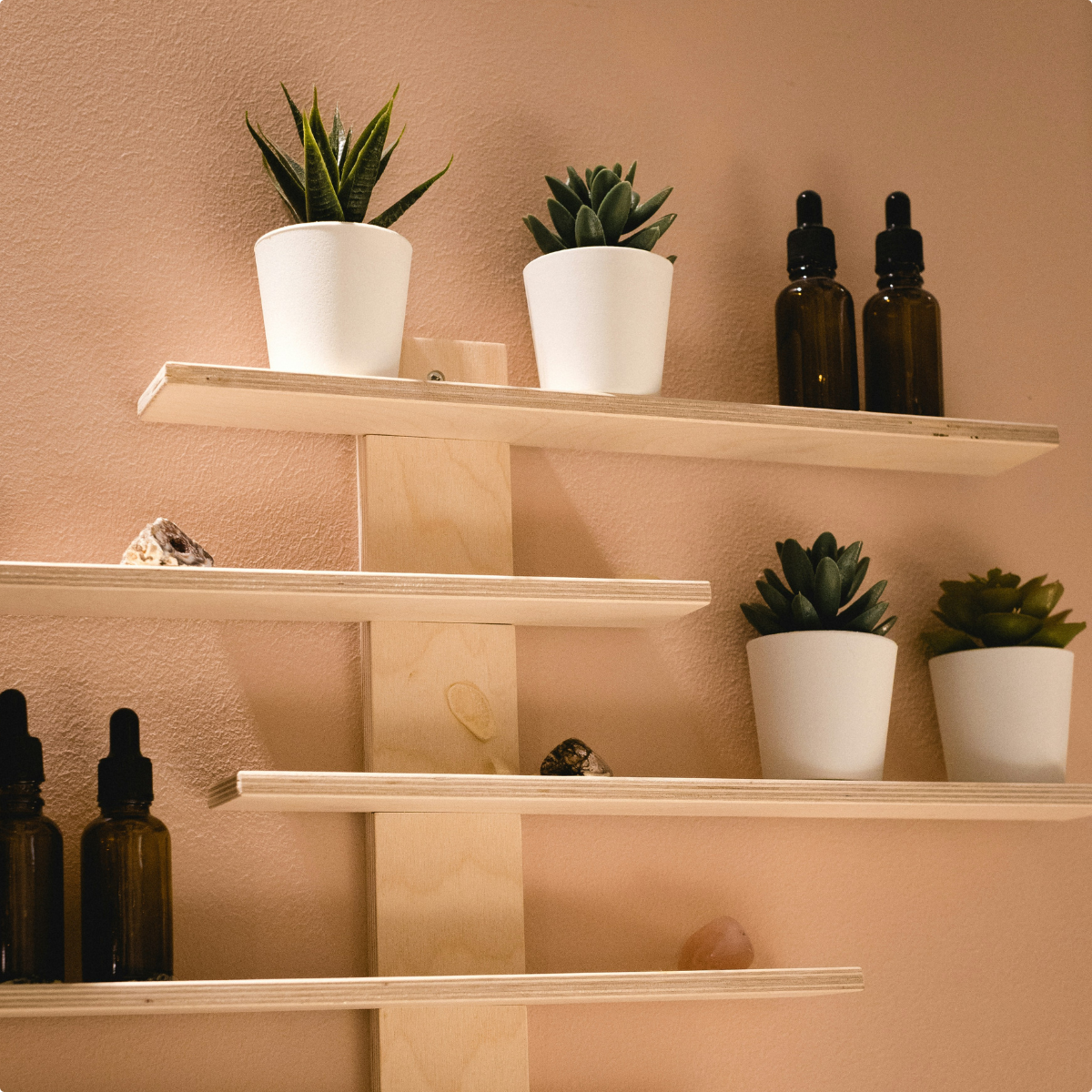 Wooden Floating Shelf